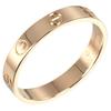 Love Small Model Ring K18 Pink Gold #9.0(US Size) 3.69g Mens Used