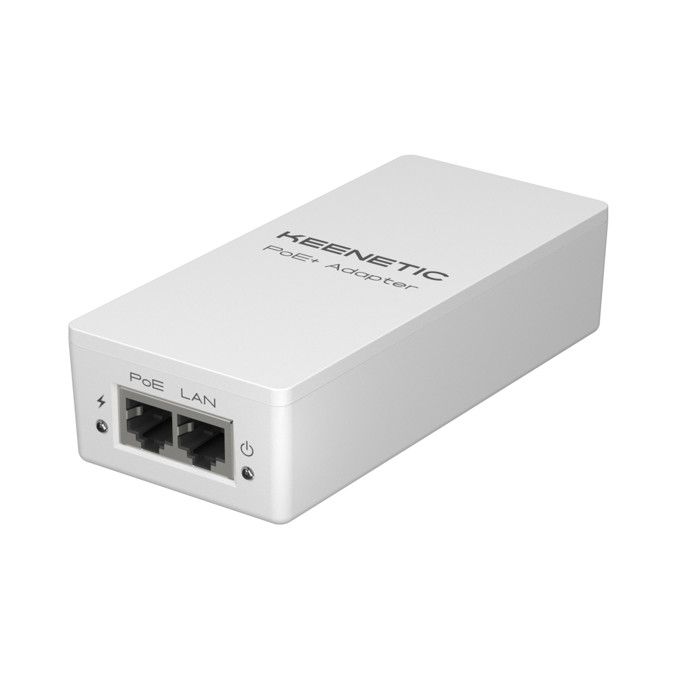 Keenetic KN-4510 Adattatore PoE+ Gigabit Ethernet 30W Bianco per Rete