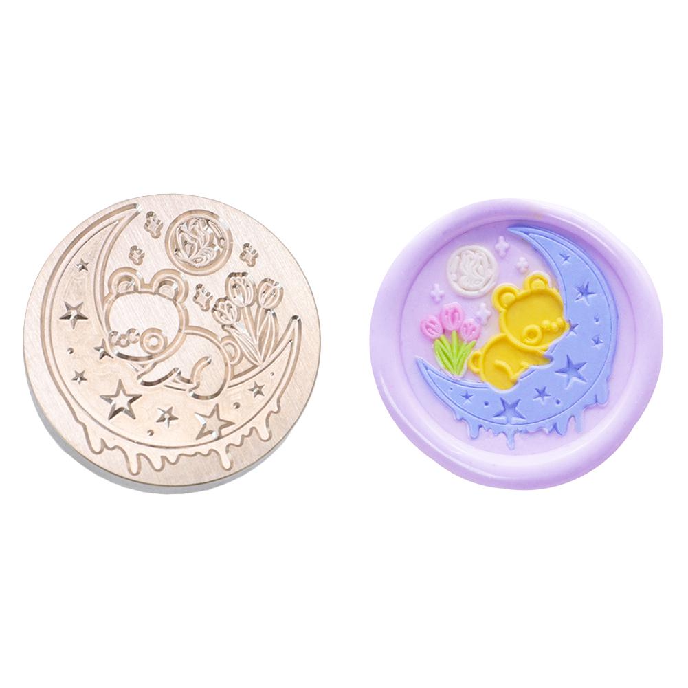 Медная голова серии животных, сделай сам, ручная учетная запись, эмалированная медная голова для свадебной открытки