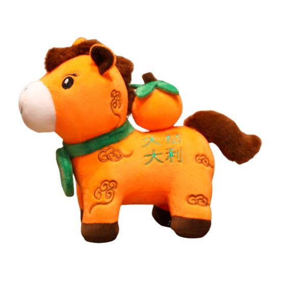 2026 год Лошади Фигурка Украшение Символ Удачи Новогодняя Кукла Китайский Зодиак Лошадь Орнамент Праздничный Декор