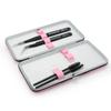 Коробка для хранения пинцетов NAGARAKU, розовый, белый, красный цвета, коробка для пинцетов, инструменты для макияжа, высококачественный чехол из искусственной кожи, инструменты для пинцетов