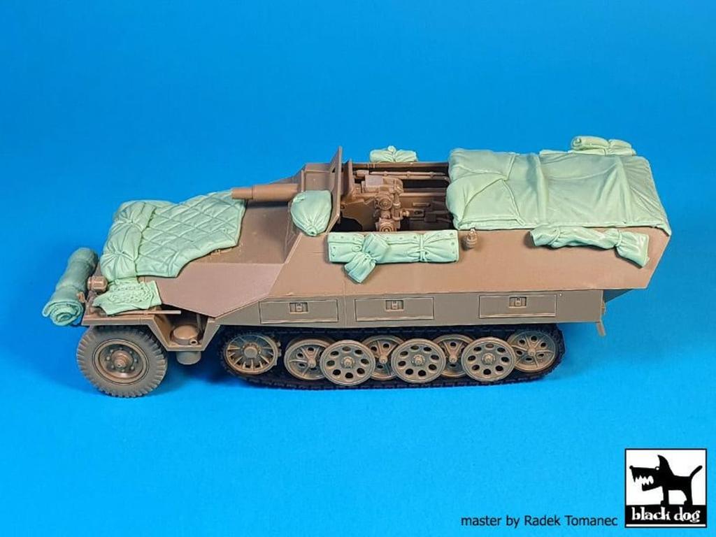 Black Dog Набор аксессуаров Ausf D смола военные детали HAUT35270 1/35 Sd.Kfz.251/9 (для Тамии) (танк)