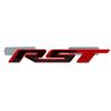 3D металлический логотип RST задний багажник передняя решетка эмблема значок автомобильные наклейки для Suburban Silverado Tahoe RST наклейка аксессуары