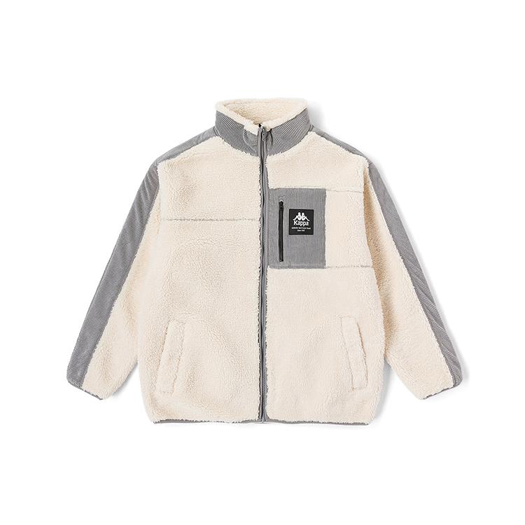 Kappa Velvet Jackets Unisex Stand Collar Moderate K0DZ2JJ90D