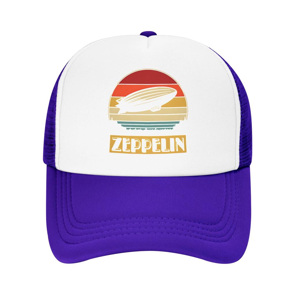 Summer Sun Hats Leds Zeppelins Vintage Music Band Baseball Cap  SunProof Design Trucker Hat Unisex Casual Baseball Caps