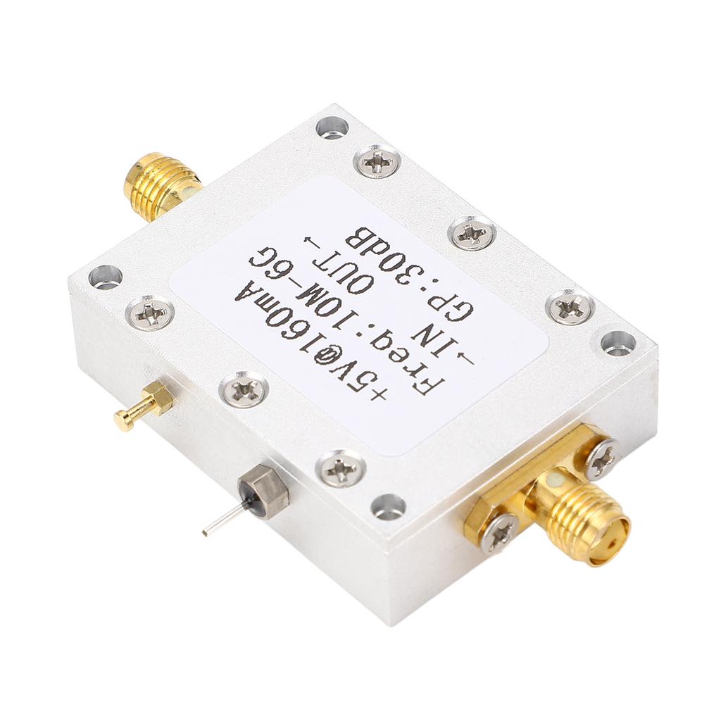 Модуль усилителя высокой плоскостности 5 В 160 мА 10 МГц–6 ГГц Широкополосный 30 дБ LNA Малошумящий усилитель с SM
