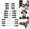 4 / Set Upgraded RC Car Steering Rod Servo age Turnbuckle for ZD HPI 1: 8 Buggy Crawler Parts