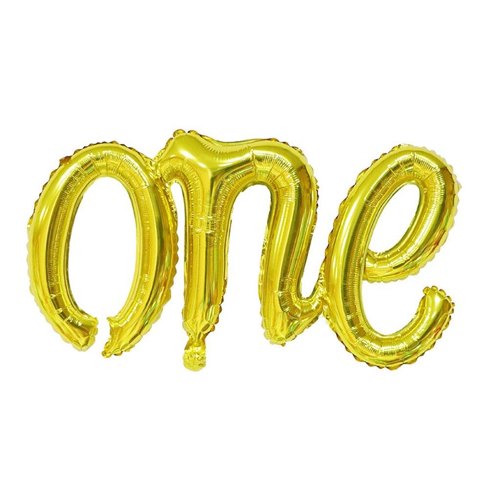 Большой размер золотые воздушные шары с надписью One, украшения для дня рождения, гелиевые шарики, Настенный декор, товары для дня рождения