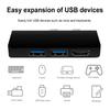 6-в-1 Док-станция Type-C (папа) на HDMI-совместимый, SD для MicroSD, USB-хаб, высокоскоростная передача для Surface Pro 8/9/X