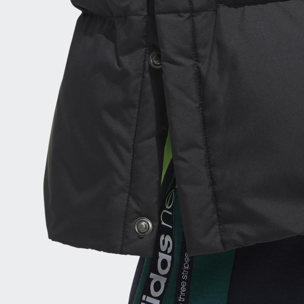 Adidas Neo Sport Hooded Down Jacket Men Outerwear Black GJ8844