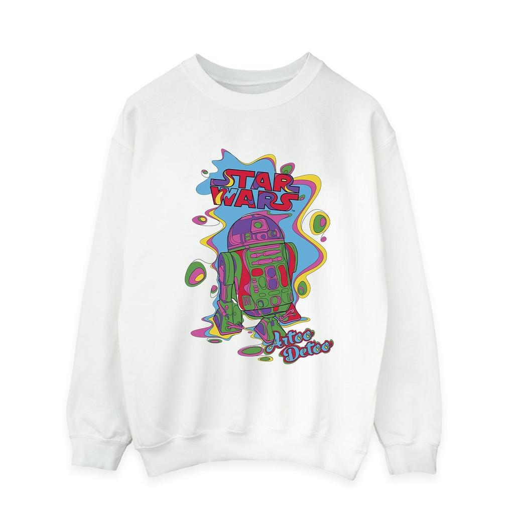 Star Wars Mens R2D2 Pop Art Sweatshirt