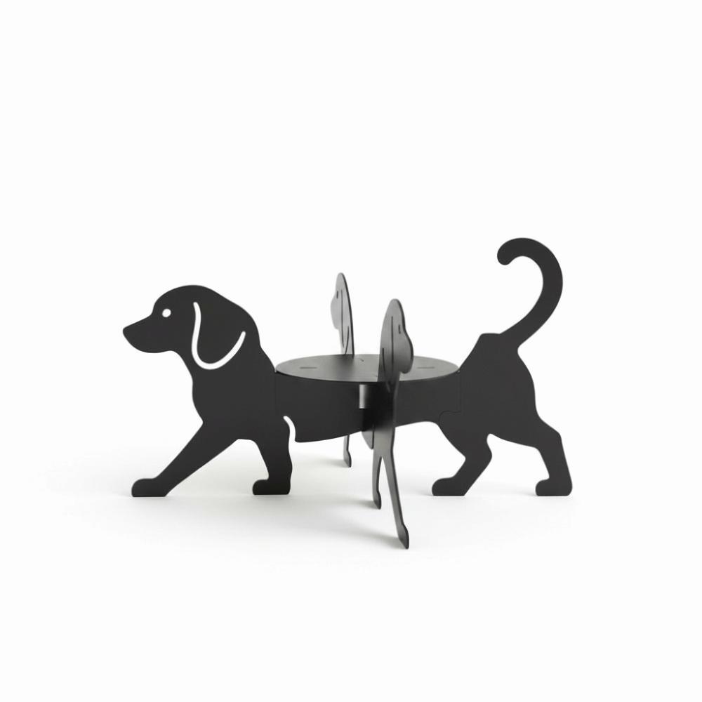 Desk Storage Display Rack Dog Shape Flower Pot Holder Cute Flowerpot Tray  Home