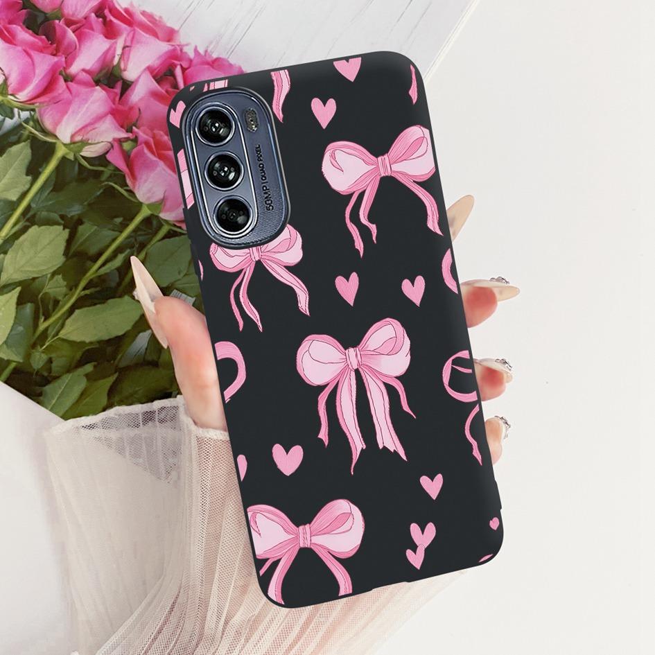 For Motorola Moto G62 5G Case Fashion Butterfly Bowknot Pattern Soft Silicone Cover For Motorola Moto G22 G32 G42 4G Phone Shell