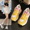 Модные новые дизайнерские кроссовки женские Daddy Shoes Ins Retro All Match Thick Sole Waffle Shoes Casual Sports Forrest Gump Shoes Women
