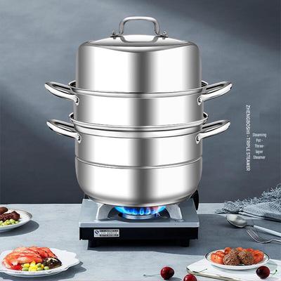 ORB-1276 3-слойная пароварка из нержавеющей стали 304, 30 см