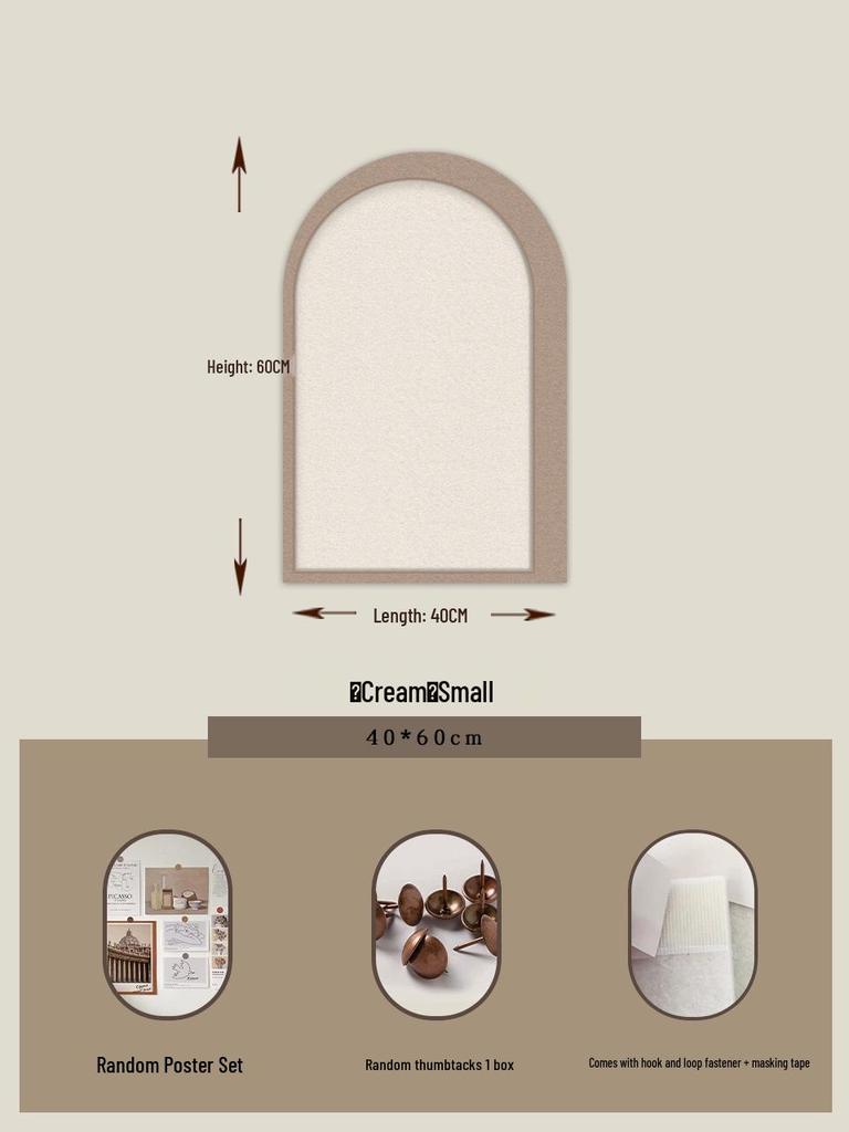 Felt Photo Display & Message Board for Wall, Living Room, or Entrance