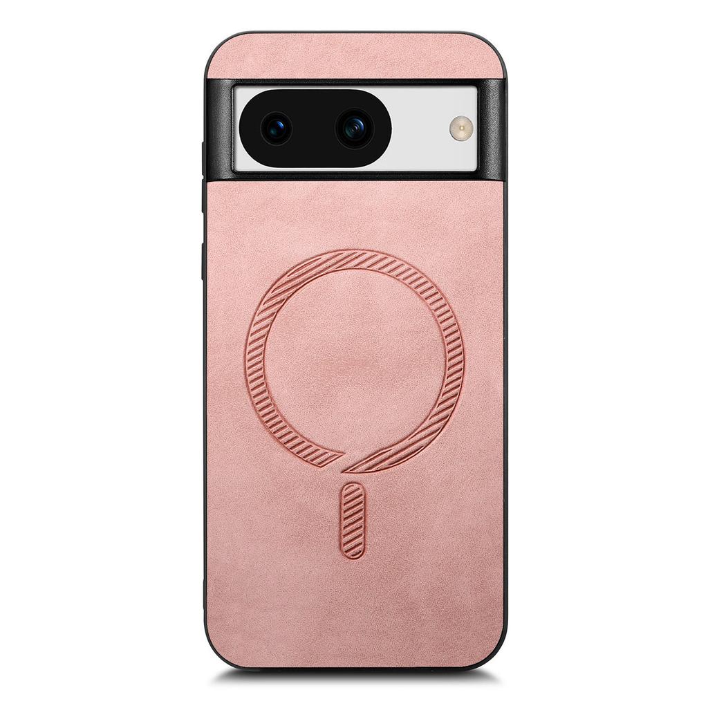 Магнитный Беспроводной Зарядный Тонкий Чехол-Кожаная Накладка Для Google Pixel 9 9Pro 8 8A 7 7Pro 7A Противоударный Однотонный Чехол Funda