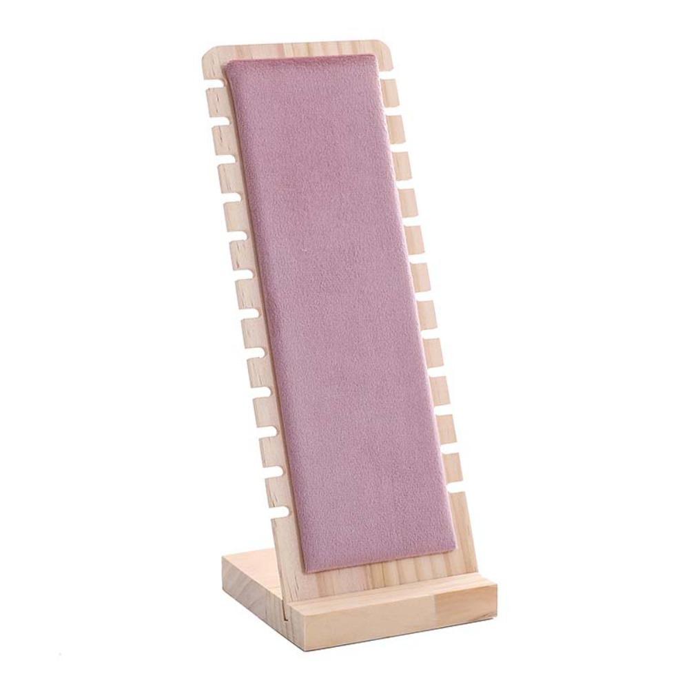 Bracelet Support Wooden Necklace Frame Large Capacity Jewelry Storage Rack  Home Decors