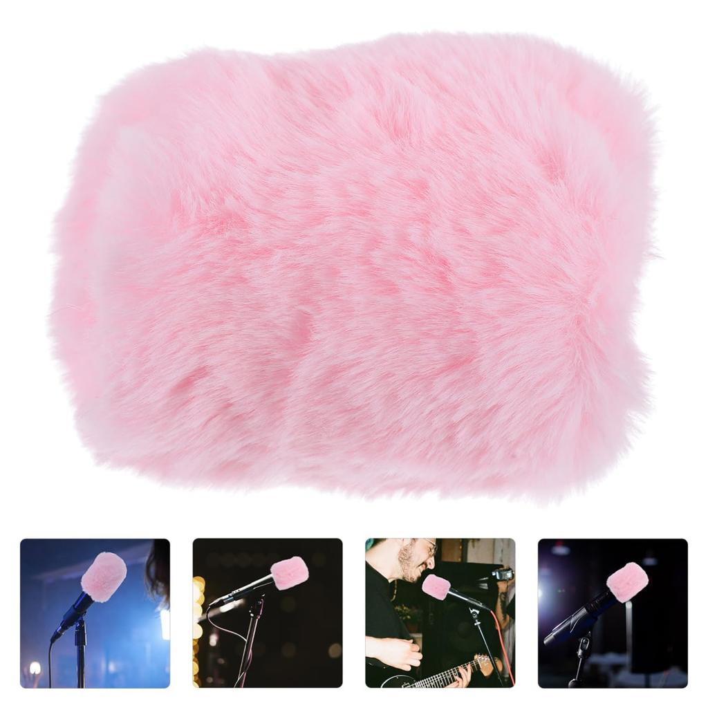 Mobestech Windproof Microphone Flexible Artificial Plush Wind Noise Fluffy Recording Noise Microphone Windscreen Artificial Plush Fluffy Windscreen