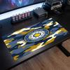 Большой коврик для мыши с принтом футбольного клуба Leeds United, противоскользящий расширенный игровой коврик для стола для офиса и дома