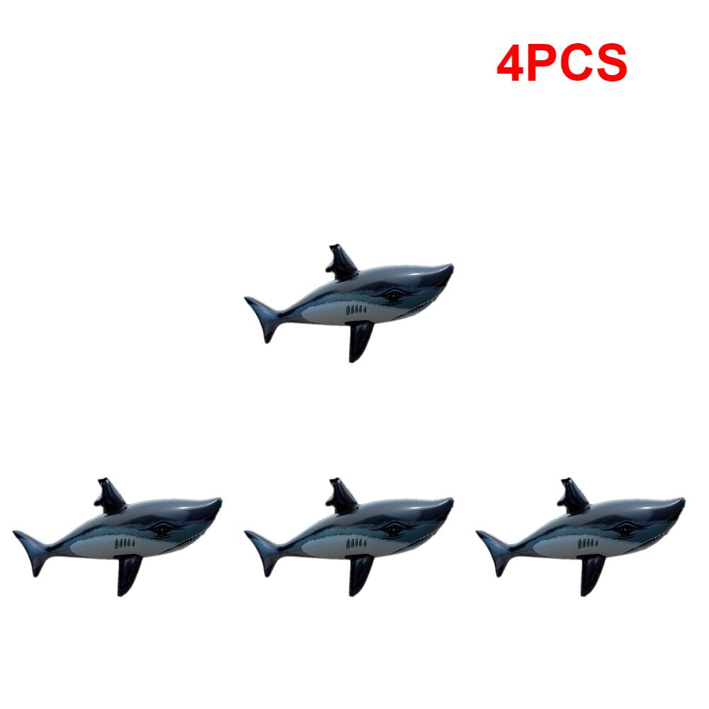 1-5PCS Floating Shark Float Toy Kids Adults Inflatable Water Swimming Pool Simulation Whale Fish Animals Toys Pool Accessories