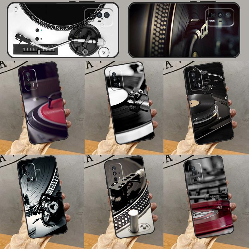 Виниловый DJ-диск Арт-кейс Для Xiaomi 13 14 15 Ultra 11T 12T 13T 14T Pro POCO X7 Pro X3 X5 X6 M6 F5 F6 Pro Чехол