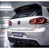 Задний спойлер-губа на крышу, крылышки-спойлер для Volkswagen VW Golf 6 MK6 VI GTI R20 2010-2013, ABS-пластик, задний спойлер-губа