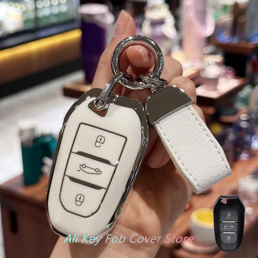 Чехол для брелока для Peugeot 2008 3008 4008 5008 308 408 508 Citroen C1 C2 C4 C6 C3-XR Picasso Grand DS3 DS5 Автомобильный брелок