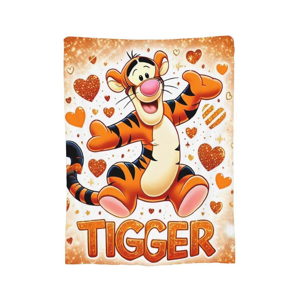 Bear Cartoon Winnie the Pooh Blankets Flannel Awesome Soft Throw Blankets for Bedding Lounge Summer,