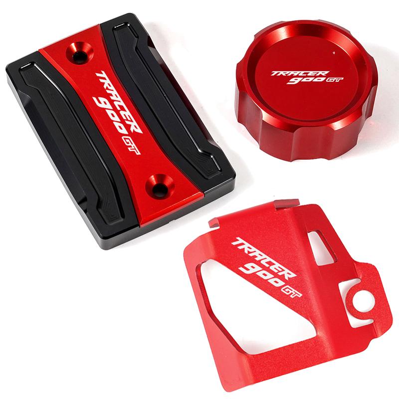 Для Yamaha TRACER 900/GT 900GT 2018 мотоциклетные передние крышки главного бачка тормозной жидкости и задняя крышка масляного бака