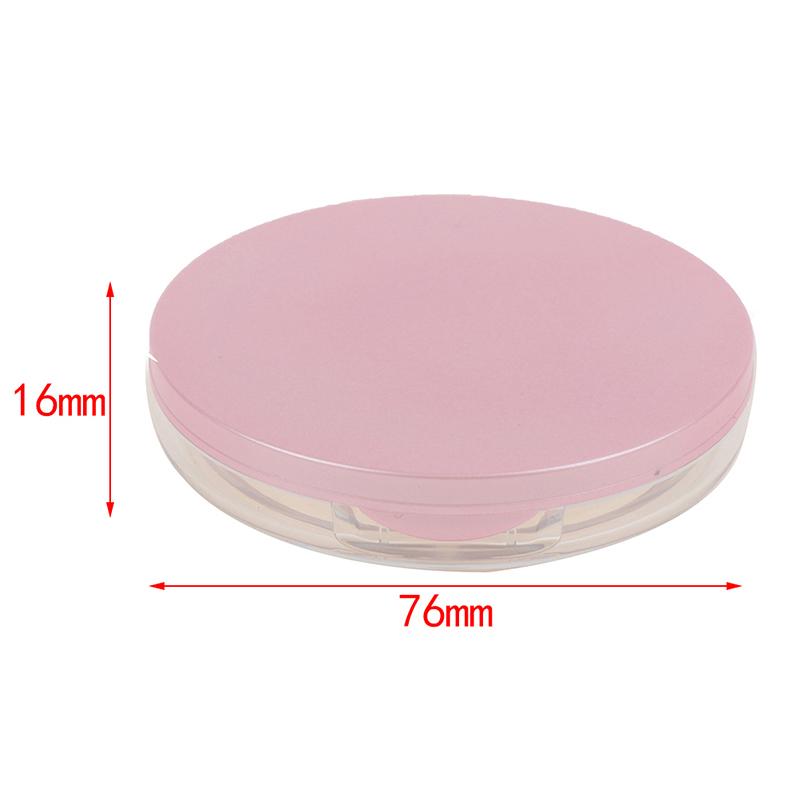 3G дорожный контейнер для макияжа, косметический сито, портативная пластиковая пудреница, пустая банка для пудры с зеркалом, свободная банка