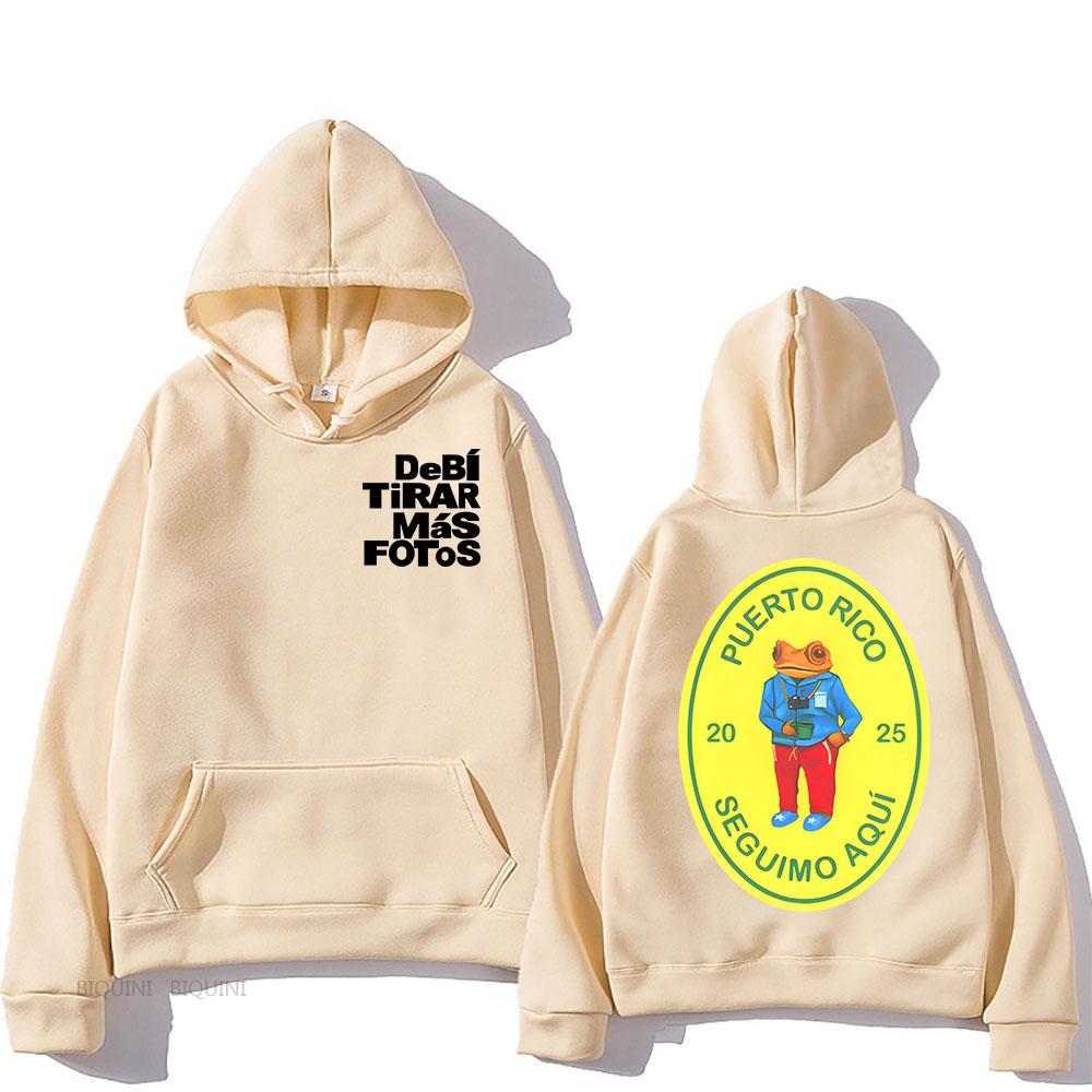 Debí Tirar Más Fotos Album 2025 Hoodies Bad Bunny DTMF Printing Sweatshirts for Men/Women Уличная одежда унисекс с длинным рукавом