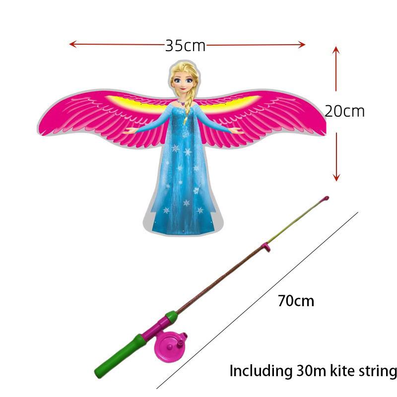 Техника изготовления воздушных змеев Вэйфан 35 см Динамичный Змей «Замороженная акула» Для детей