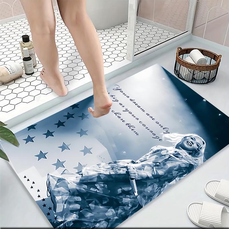 Dreams Courage Carpet Rug Soft Washable Antislip Home Living Room Sofa Mats Personalized Christmas Rug