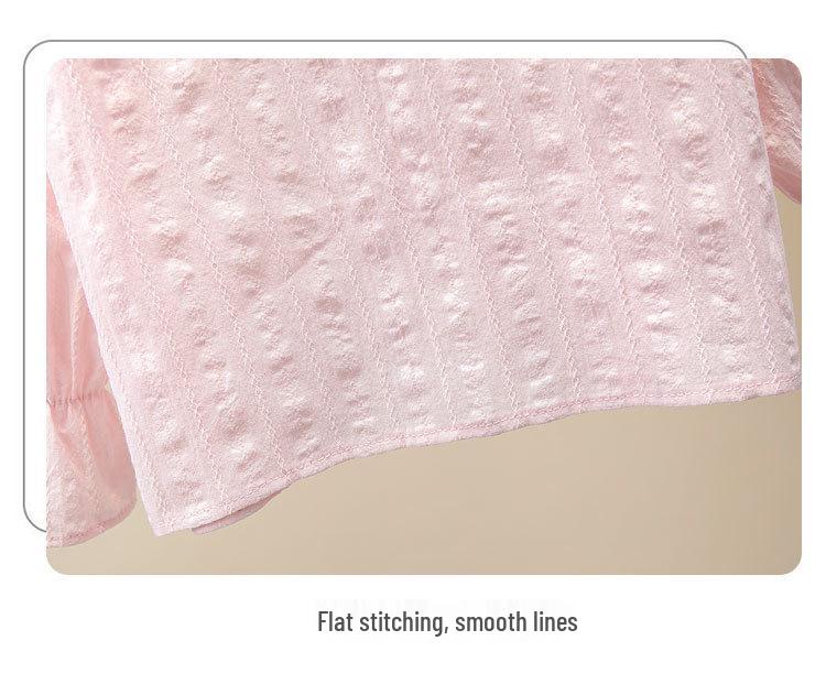 Кружевная рубашка с длинным рукавом для девочек, весна 2023 - модный топ для детей среднего и старшего возраста