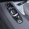 Для Chevrolet Corvette C8 2020-2026 ABS Красный/Углеродное волокно/Матовый черный Наклейка на кнопку переключения передач консоли автомобиля Аксессуары