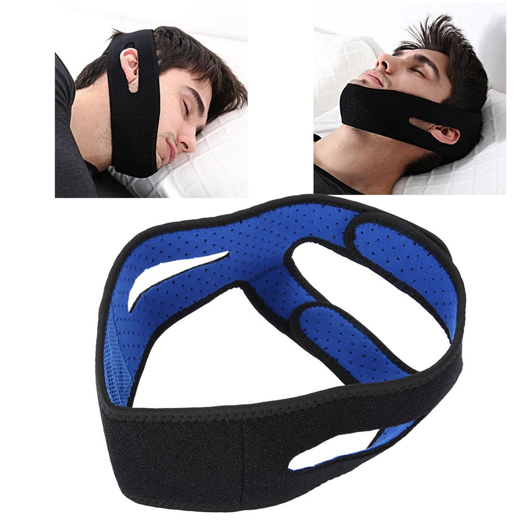 Unisex Sleeping Anti Snoring Stop Snoring Headband Jaw Support Facial Lifting Strap Belt