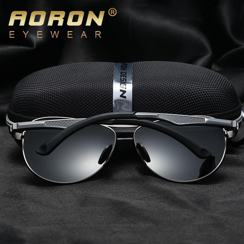 Metal Frame Men Fashion Polarized Sunglasses Classic Design Outdoor Vintage Anti Glare Driving Glasses Eyewear