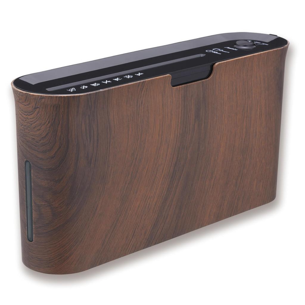 Уничтожитель бумаг Asuka Cross Cut B06WD Wood Grain 10 минут непрерывной работы до 3 листов Компактный настольный формат A4