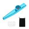Kazoo, Metal Musical Instrument for Music Lovers, Musical Toy for Classrooms, Banquets, Parties, Meditation, Beginners, 8 Diaphragms, Storage B