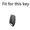 3 Buttons Key Cover Black Car Cover Case HS MG3 MG5 MG6 MG7