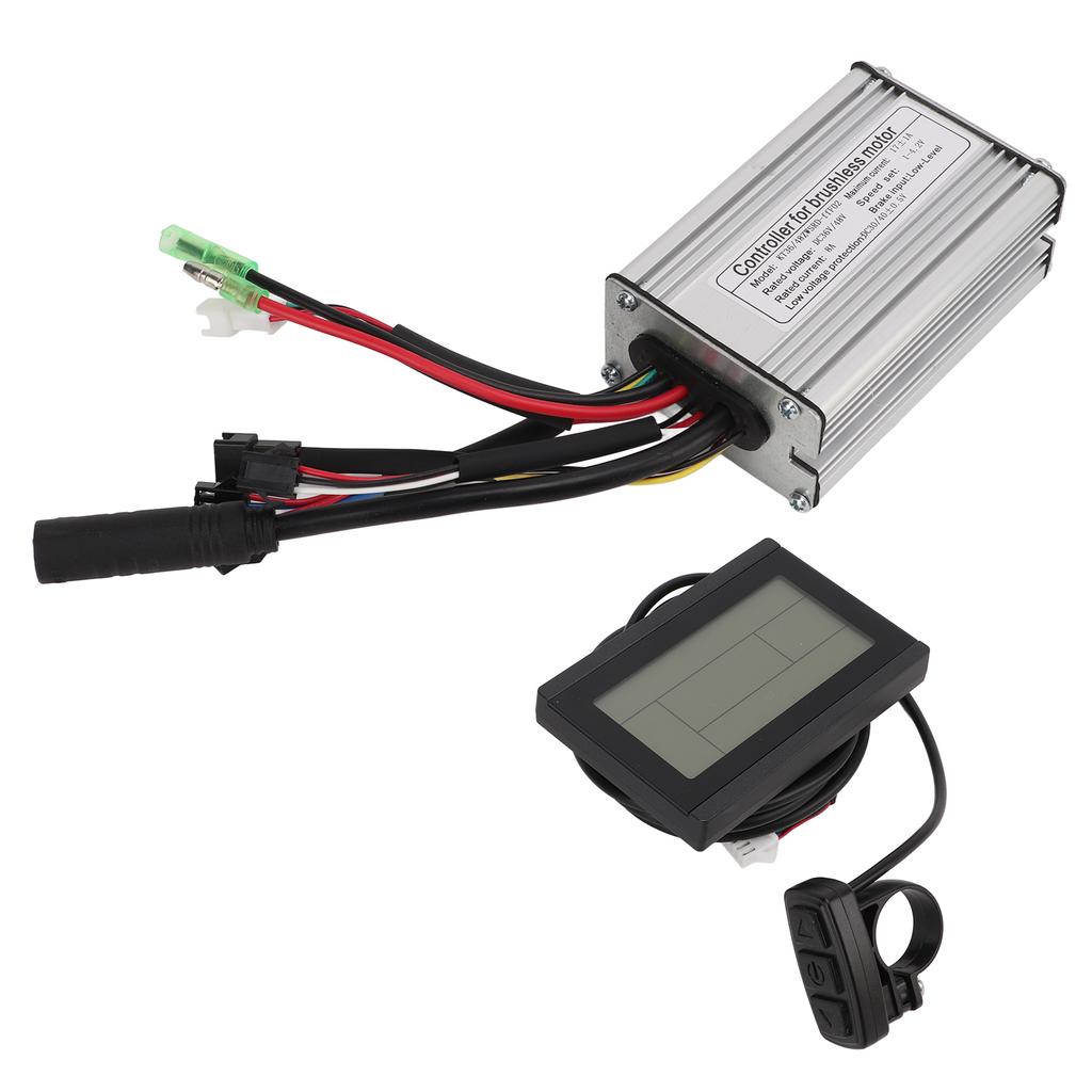 Комплект контроллера бесщеточного двигателя 17А 36В 48В 350Вт контроллер панель LCD3 130X рычаг газа под большой палец 8C комплект датчика помощи при педалировании