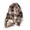 Deqing Siyue Autumn and Winter Imitation Cashmere Plaid Warm Couple Versatile Christmas Student Niche Ladies Scarf