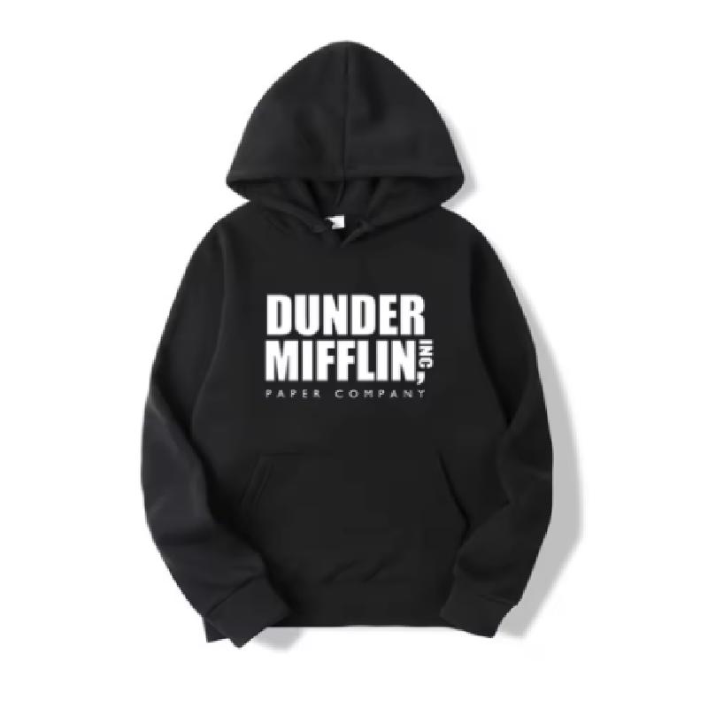 The Office Dunder Mufflin INC Paper Hoodie Dwight Schrute Sweatshirt Men Women Hoodies Casual Pullover Hooded Sweater