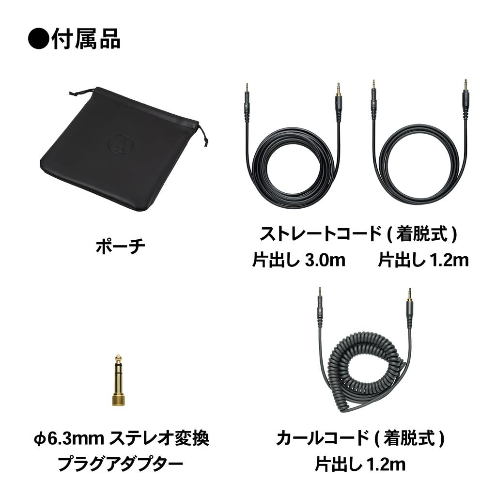 Проводные студийные накладные наушники-мониторы Audio-Technica ATH-M60xa для записи, сведения, диджеинга, создания треков и DTM
