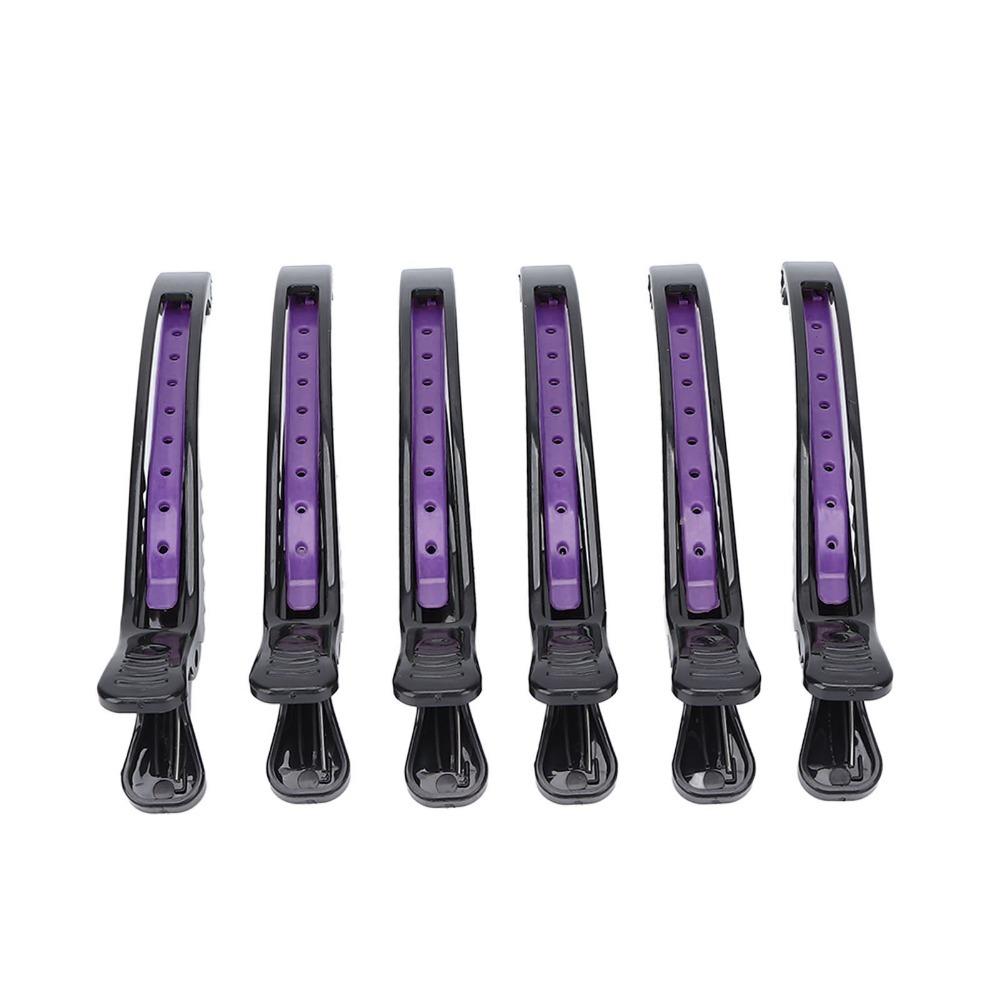 6 PCS Non Slip Sectioning Hair Clip Lightweight Salon Hair Clip Styling Tool Hair Clamp Home Salon