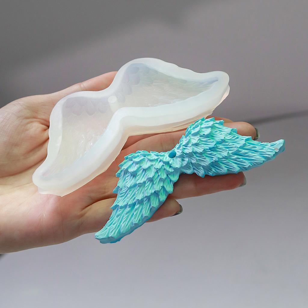 Силиконовая форма «Крыло ангела», модная форма для подвески, форма для торта своими руками, инструменты для выпечки, инструменты для украшения торта, формы для кексов и конфет