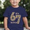 Kids Clothes 67 Six Seven Graphic Soft Cotton Tee Toddler 6 7 Leopard Print Tshirt Girls Boys 6 7 Meme Shirt