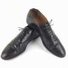 Винтажные деловые туфли Ferragamo с прямым носом Черные размер 10.5C Мужские(ИСПОЛЬЗОВАЛ)