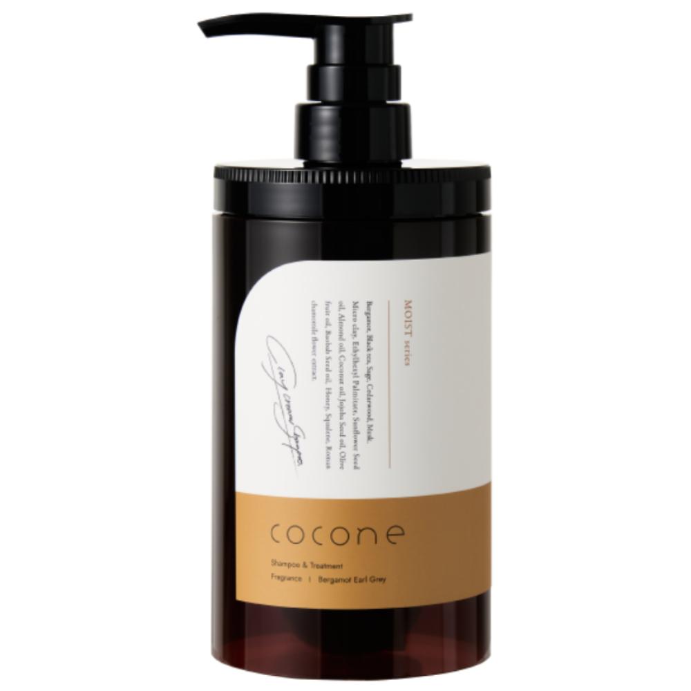 Cocone Беспенный Шампунь-уход 3-в-1 Shinsegae Cocone Глиняный Кремовый Шампунь 1 Бутылка (Аромат Бергамот Эрл Грей) 1 шт. 380 г